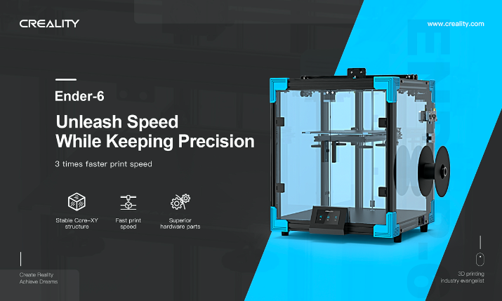 Creality Releases New 3X Faster Cubic 3D Printer, Ender-6