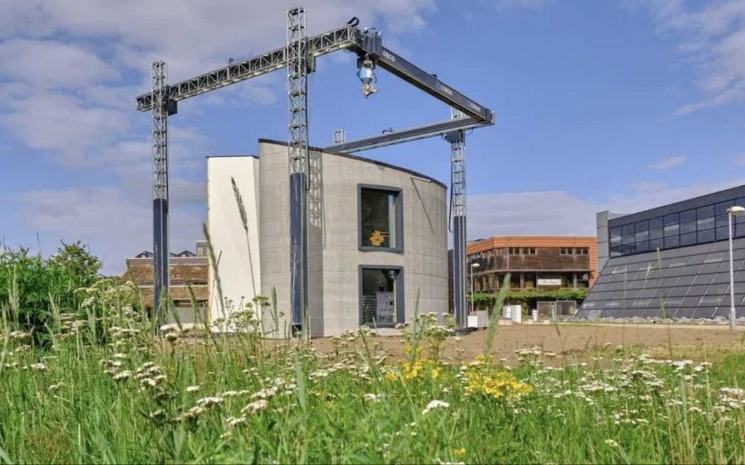 3D-Printer Completes the Largest 3D-Printed Home in Europe – With 2 Stories and 980 Square Feet – in Just 3 Weeks