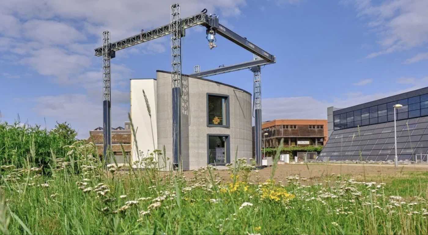 3D-Printer Completes the Largest 3D-Printed Home in Europe – With 2 Stories and 980 Square Feet – in Just 3 Weeks