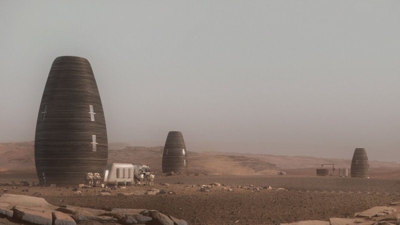 The 3d Printed Homes of the Future Are Giant Eggs on Mars