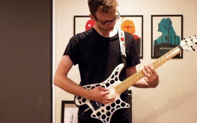 Illuminated 3D Printed Guitar Is Ready To Rock