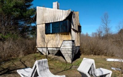 Jarett Gross “sheds” light on 3D printed, upcycled Ashen Cabin