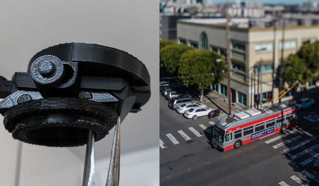 The Tilt-O-Matic is a 3D-Printed Tilt-Shift Adapter