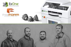 ExOne Announces Pioneering Binder Jet 3D Provider to Use Innovent+ Metal 3D Printer