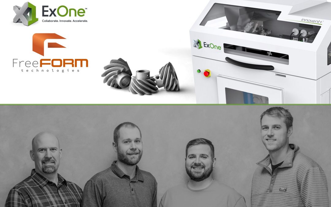 FreeFORM Technologies to Use ExOne’s Innovent+ Metal 3D Printer