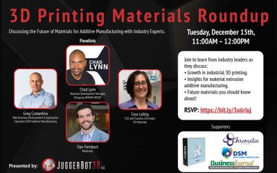 Webinar | Discussing the Future of 3D Printing Materials