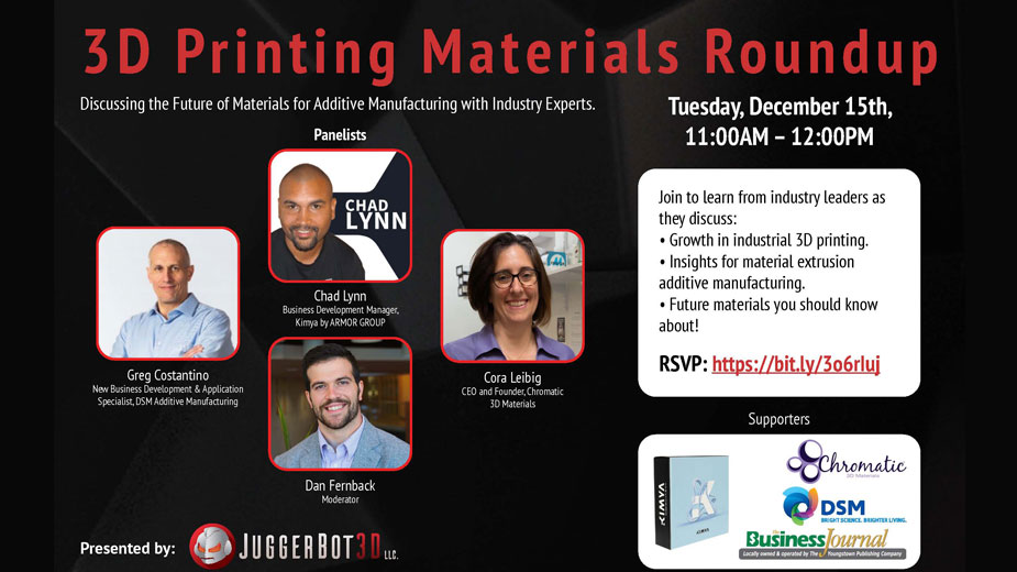 Webinar | Discussing the Future of 3D Printing Materials