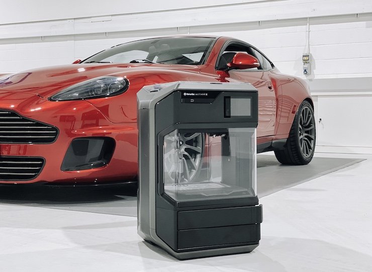 MakerBot METHOD X 3D printer deployed by renowned automotive design in Aston Martin CALLUM Vanquish 25 project