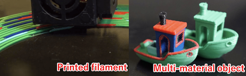 Programmable Filament For Multicolor Printing