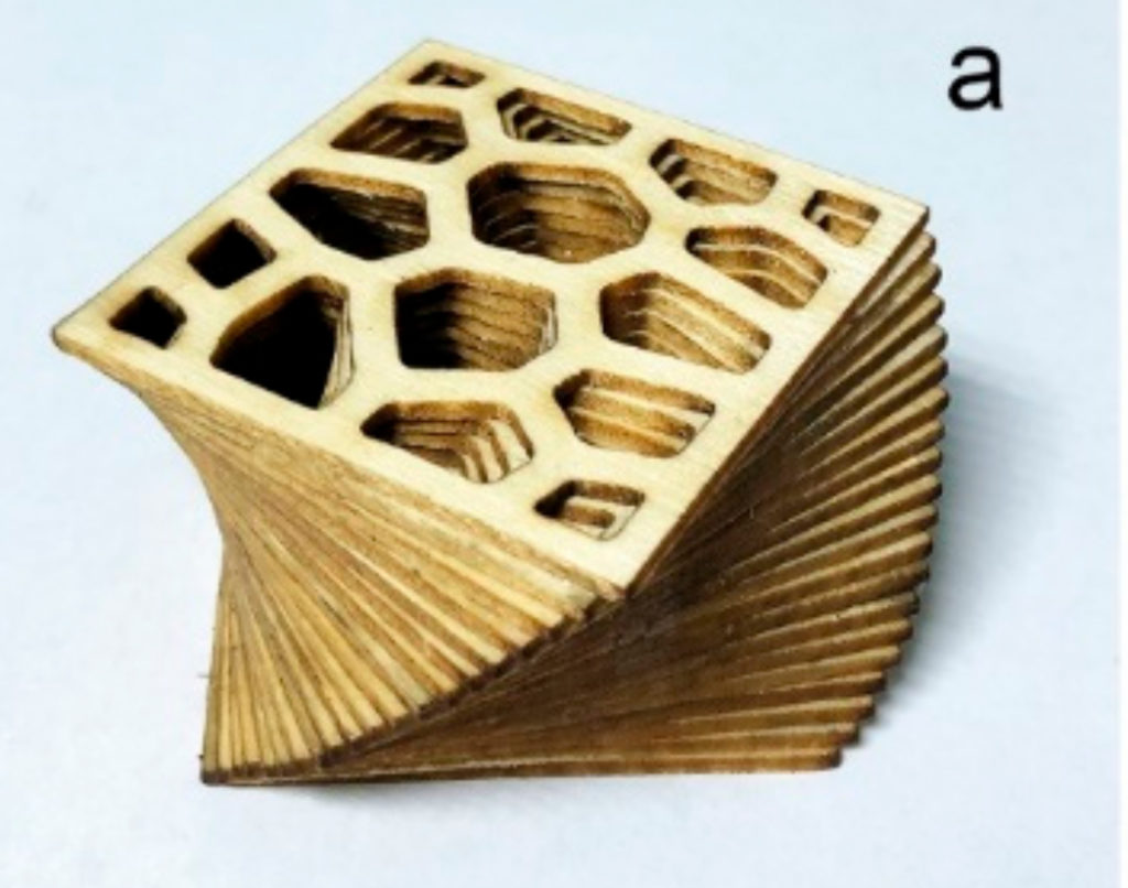 3D Printing + Laser Cutting Opens Interesting Possibilities for 3D Printing Wood