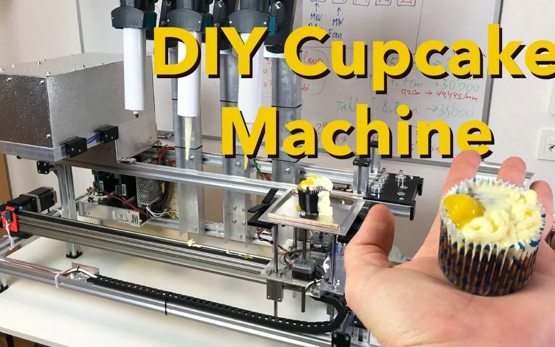 DIY cupcake machine (Arduino cooking robot)