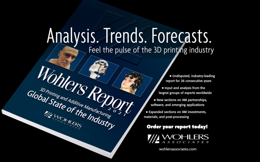 Wohlers Report: 3D Printing Industry Grew 7.5% in 2020