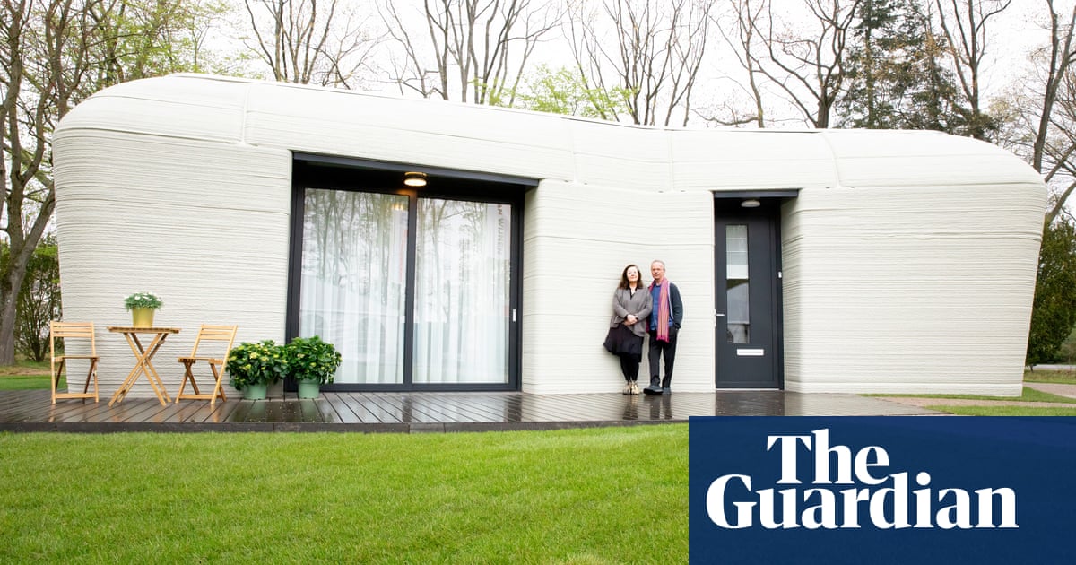 Dutch couple move into Europe’s first fully 3D-printed house