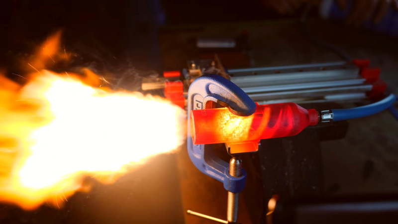 An Attempt At 3D Printing A Hybrid Rocket Engine