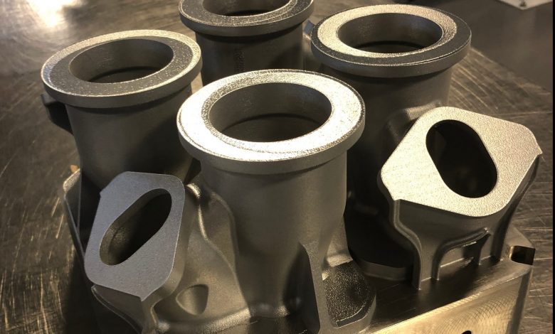 GE engineers switched four existing parts from castings to metal 3D printing