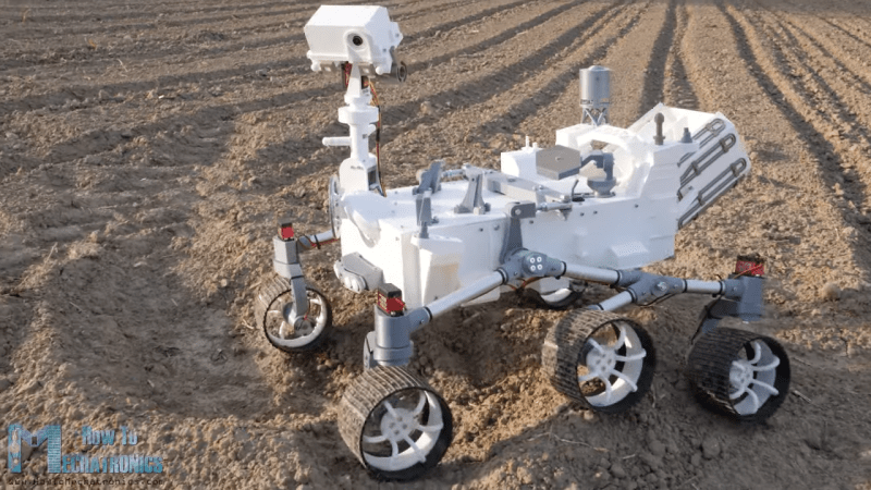 3D-Printed Scale Model Of Perseverance Rover Seems As Complicated As The Real One